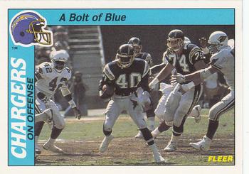 1988 Fleer Team Action #9 A Bolt of Blue Front