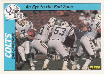 1988 Fleer Team Action #13 An Eye to the End Zone Front