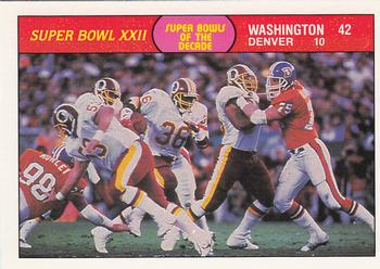 1988 Fleer Team Action #57 Super Bowl XXII Front