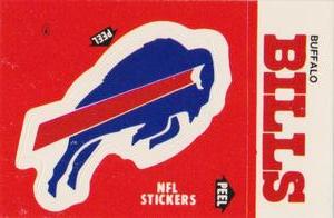 1988 Fleer Team Action - Stickers #NNO Buffalo Bills Logo Front