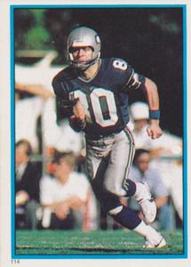 1985 Topps - Yearbooks Coming Soon Stickers #114 Steve Largent Front