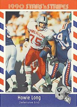 1990 Asher Candy Stars 'n Stripes #27 Howie Long Front