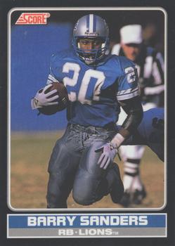 1990 Score - Young Superstars #1 Barry Sanders Front