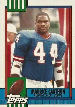 1990 Topps - Collector's Edition (Tiffany) #63 Maurice Carthon Front