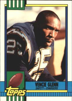 1990 Topps - Collector's Edition (Tiffany) #394 Vencie Glenn Front
