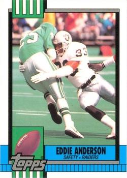 1990 Topps - Collector's Edition (Tiffany) #293 Eddie Anderson Front