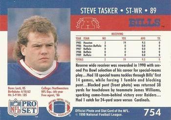 1990-91 Pro Set Pro Bowl 106 #754 Steve Tasker Back