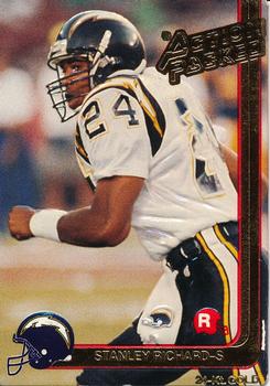 1991 Action Packed Rookie/Update - 24K Gold #8G Stanley Richard Front