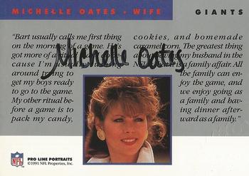 1991 Pro Line Portraits - Spirit Wives Autographs #NNO Michelle Oates Back