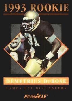 1993 Pinnacle - Rookies #21 Demetrius DuBose Front