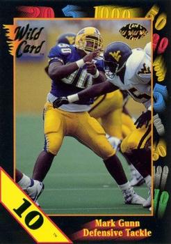 1991 Wild Card Draft - 10 Stripe #97 Mark Gunn Front