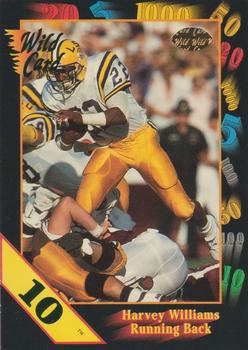 1991 Wild Card Draft - 10 Stripe #99 Harvey Williams Front