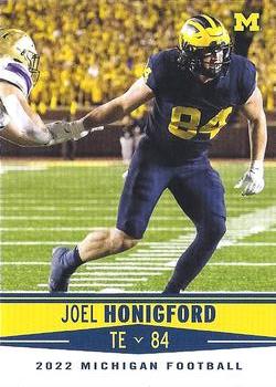 2022 Valiant Michigan Wolverines #44 Joel Honigford Front