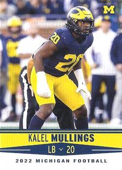 2022 Valiant Michigan Wolverines #75 Kalel Mullings Front
