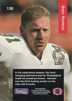 1993 Playoff #136 Andy Harmon Back