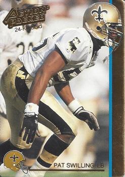 1992 Action Packed - 24-Kt. Gold #28G Pat Swilling Front