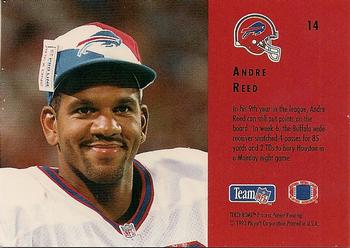 1993 Playoff Contenders #14 Andre Reed Back