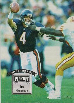 1993 Playoff Contenders #87 Jim Harbaugh Front