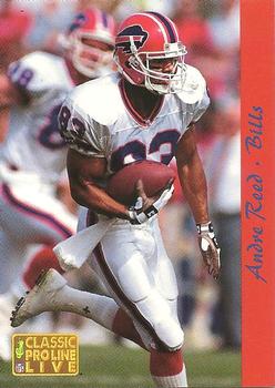 1993 Pro Line Live #16 Andre Reed Front