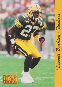 1993 Pro Line Live #87 Terrell Buckley Front