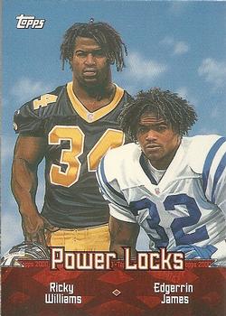 2000 Topps - Combos #TC3 Ricky Williams / Edgerrin James Front