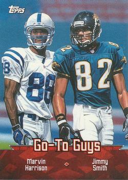 2000 Topps - Combos #TC4 Marvin Harrison / Jimmy Smith Front