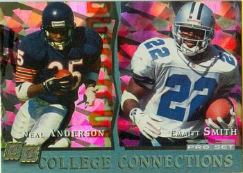 1993 Pro Set - College Connections #CC3 Emmitt Smith  /  Neal Anderson Front