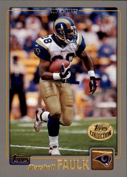 2001 Topps - Topps Collection #1 Marshall Faulk Front