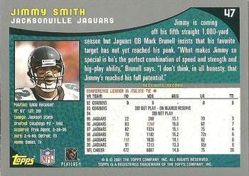 2001 Topps - Topps Collection #47 Jimmy Smith Back