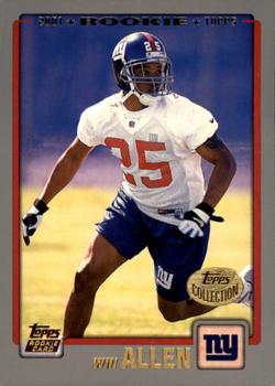 2001 Topps - Topps Collection #313 Will Allen Front
