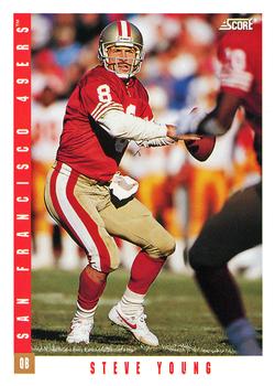 1993 Score #16 Steve Young Front