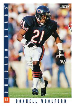 1993 Score #56 Donnell Woolford Front