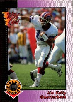 1992 Wild Card - Field Force Gold #4 Jim Kelly Front
