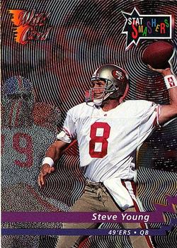 1992 Wild Card - Stat Smashers #SS-5 Steve Young Front