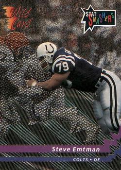 1992 Wild Card - Stat Smashers #SS-9 Steve Emtman Front