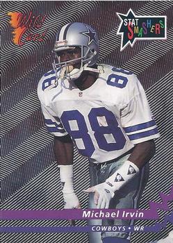 1992 Wild Card - Stat Smashers #SS-32 Michael Irvin Front