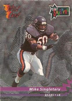 1992 Wild Card - Stat Smashers #SS-44 Mike Singletary Front