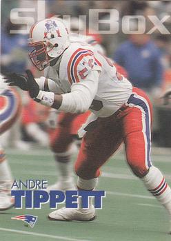 1993 SkyBox Impact #206 Andre Tippett Front