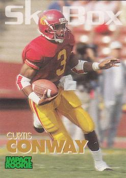 1993 SkyBox Impact #367 Curtis Conway Front