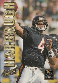 1993 Action Packed - Quarterback Club Braille #6B Jim Harbaugh Front