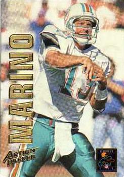 1993 Action Packed - Quarterback Club Braille #11B Dan Marino Front