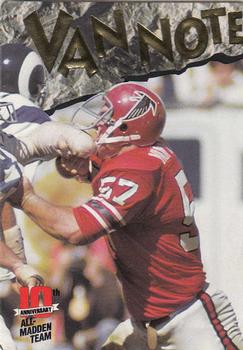 1993 Action Packed All-Madden #39 Jeff Van Note Front