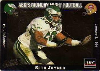 1993 Action Packed Monday Night Football #76 Seth Joyner Front