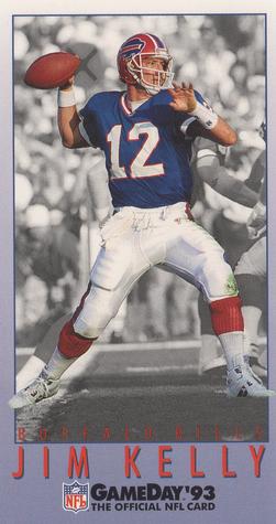 1993 GameDay #12 Jim Kelly Front