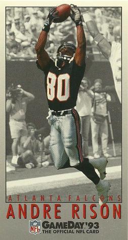 1993 GameDay #213 Andre Rison Front