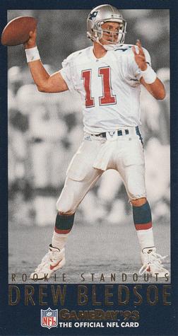 1993 GameDay - Rookie Standouts #1 Drew Bledsoe Front