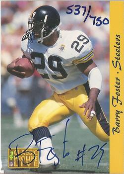 1993 Pro Line Live - Autographs #NNO Barry Foster Front
