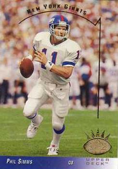 1993 SP #188 Phil Simms Front