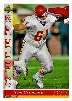 1993 Upper Deck Kansas City Chiefs #KC21 Tim Grunhard Front
