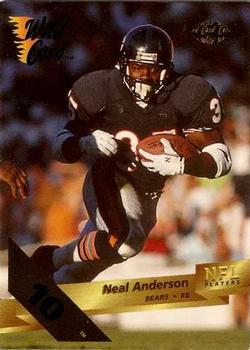 1993 Wild Card - 10 Stripe #14 Neal Anderson Front